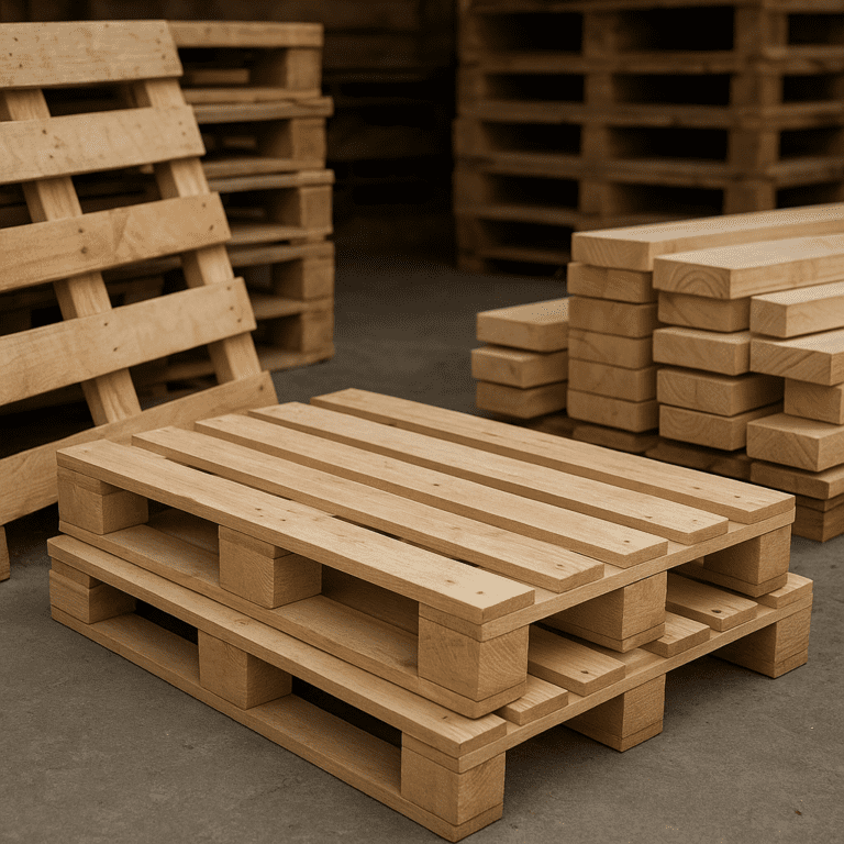 Jakie drewno używa się do produkcji palet?