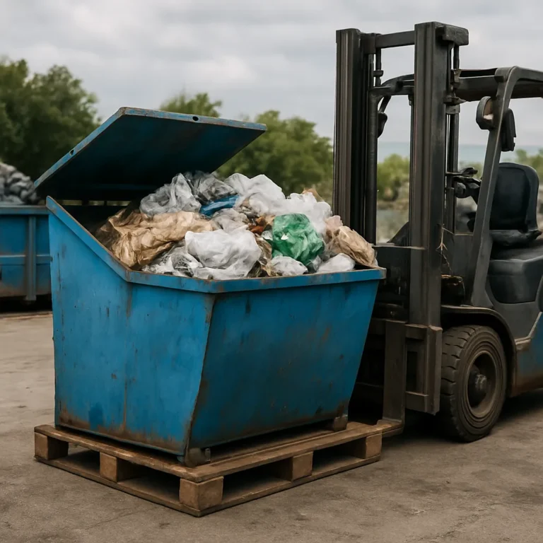 Palety w transporcie odpadów: jakie wymagania muszą spełniać?