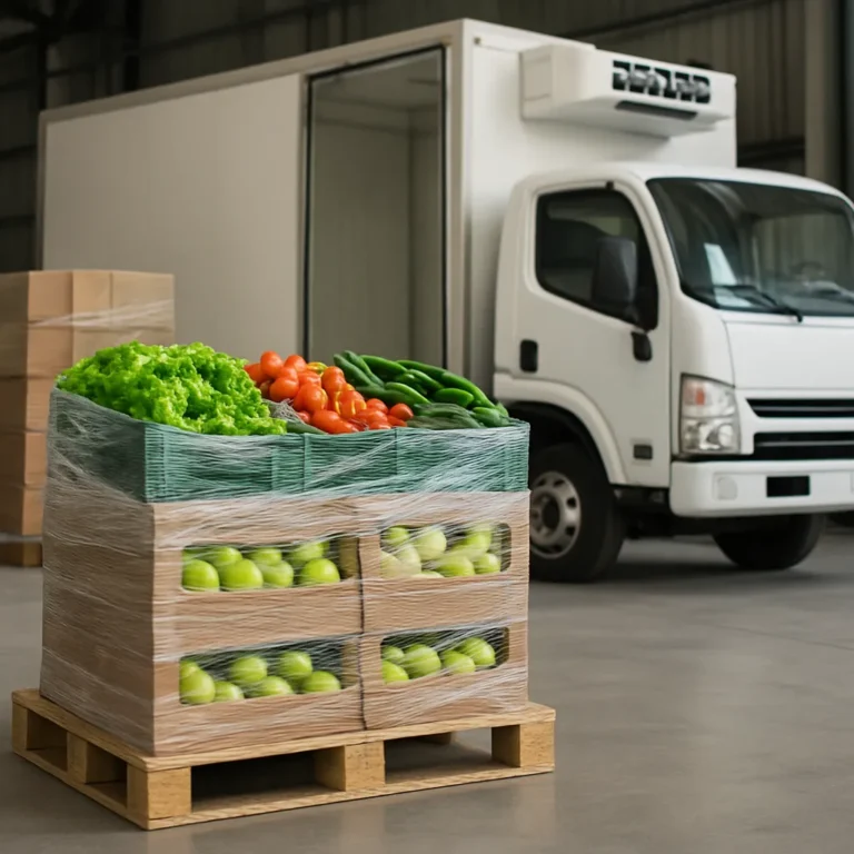 Palety a transport produktów spożywczych: jak zapewnić odpowiednie warunki?
